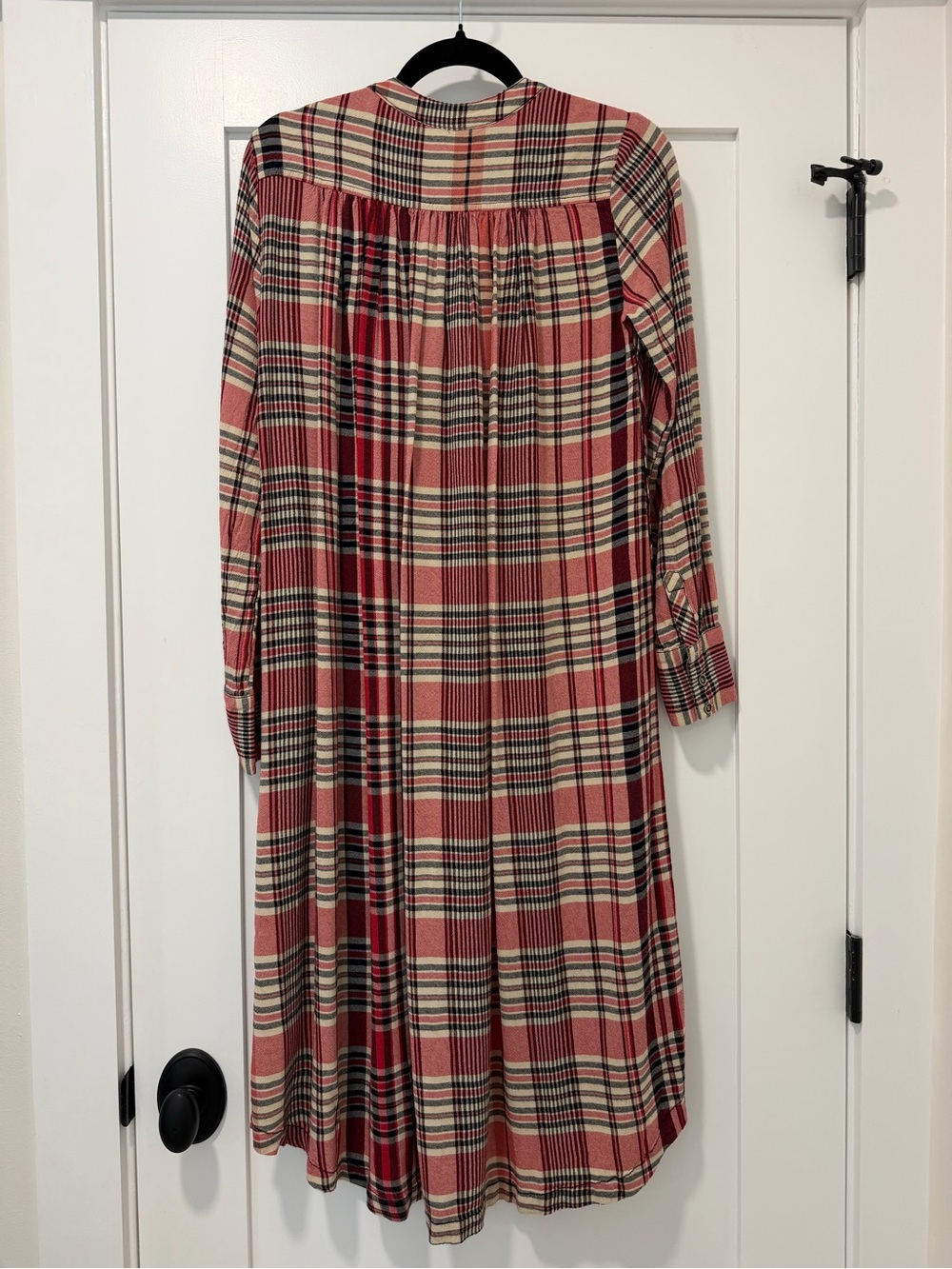 Free People Loralei Plaid Shirt Dress - Small - Picture 3 of 8